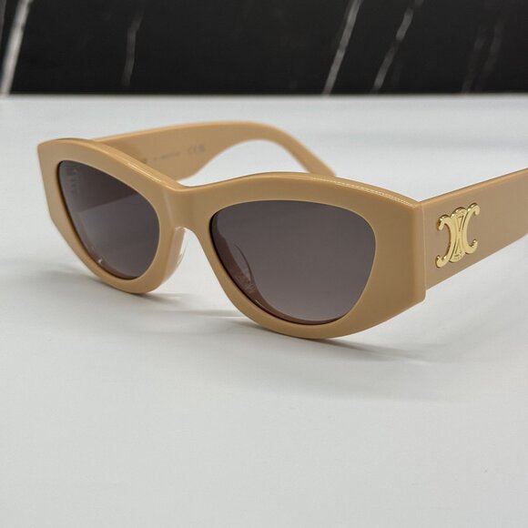 NEW CELINE CL40308U 57B BEIGE NUDE WOMEN SUNGLASSES CELINE - Picture 1 of 11